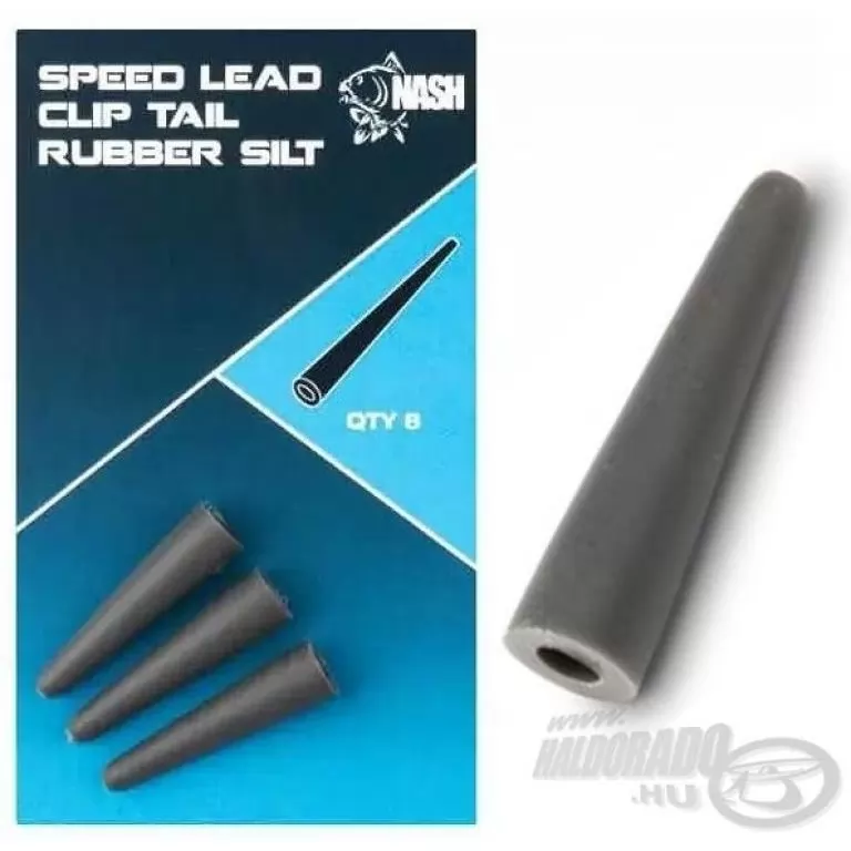 NASH Speed Lead Clip Tail Rubber Silt / 1