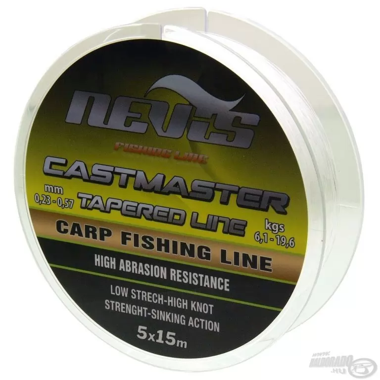 NEVIS Castmaster Tapered Leader 5x15 m - 0,30-0,57 mm / 1