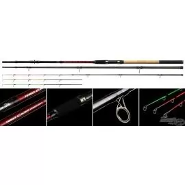 NEVIS Red Carp Feeder 360XH horgászbot + Dobókesztyű ujj 