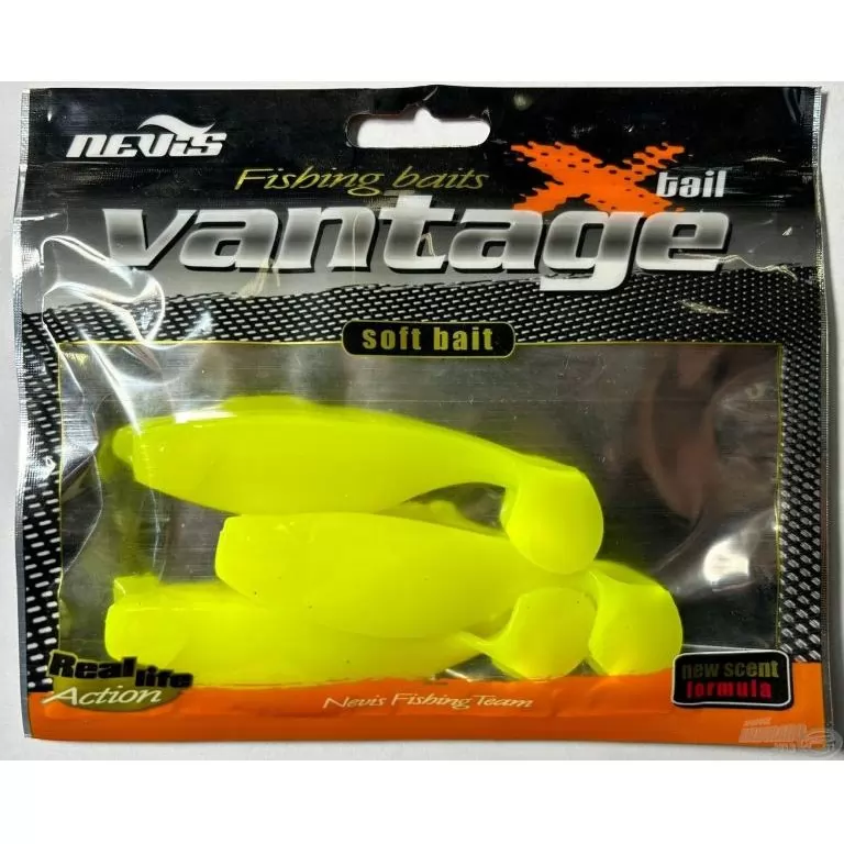 NEVIS Vantage Super Shad 9 cm - citromsárga / 2