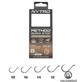 NYTRO NTO-B2 Előkötött szakáll nélküli Quick-Stop Method előke 10 cm - 10 / 0,23 mm