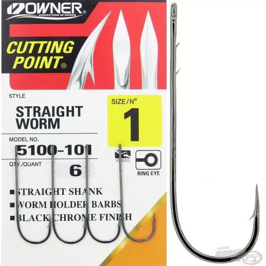 OWNER 5100 süllőző horog - 2/0