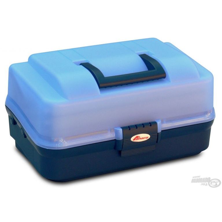 PANARO Szerelékes doboz 2 tálcás - kék