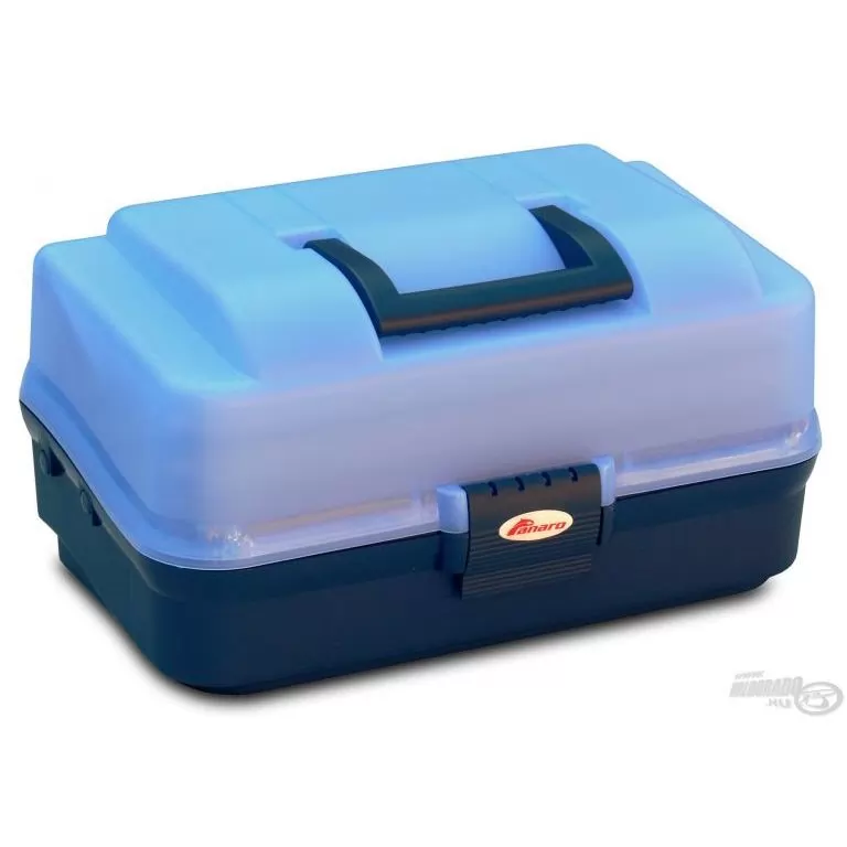 PANARO Szerelékes doboz 2 tálcás - kék / 1