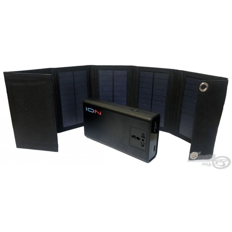 POWAPACS ION - Hordozható akkumulátor 24000 mAh napelemmel együtt