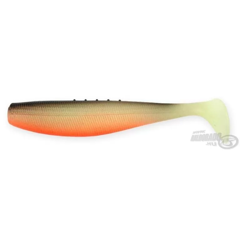 REIVA Flat Minnow Shad 10 cm - Fekete-Fehér-Narancs