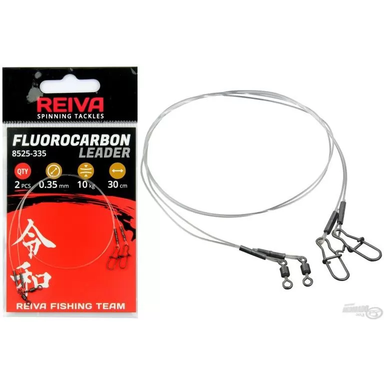 REIVA Fluorocarbon előke 40 cm - 0,35 mm - 2 db / 1