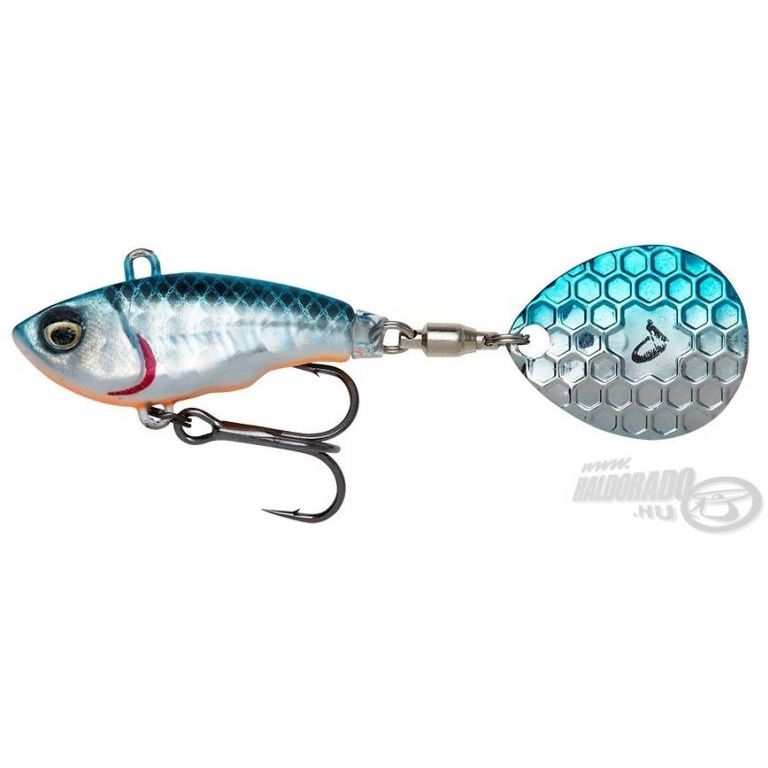 SAVAGE GEAR Fat Tail Spin Sinking 6,5 cm - Blue Silver