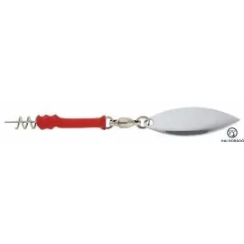 SAVAGE GEAR Screwin Spin Teaser Silver Red - Small betekerős villantó műcsalihoz