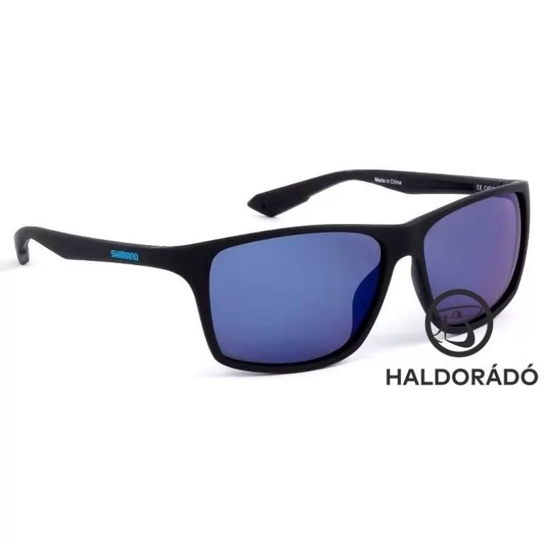 SHIMANO Technium Matte Black & Blue Mirror napszemüveg / 1