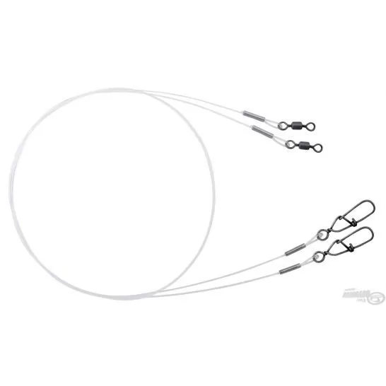 SPRO Matte Black Leader Fluoro 33 Lb 40 cm - 2 db