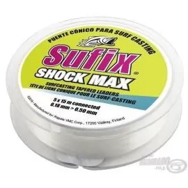 SUFIX Shock Max Tapered Line 5x15 m - 0,20-0,57 mm