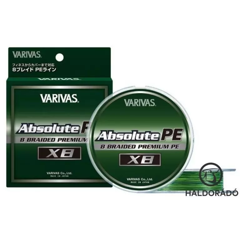 VARIVAS Absolute Premium Green PE X8 150 m - 1,5 / 1